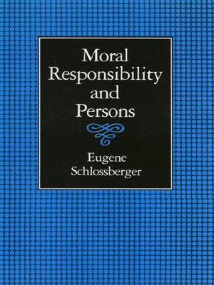cover image of Moral Responsibility and Persons